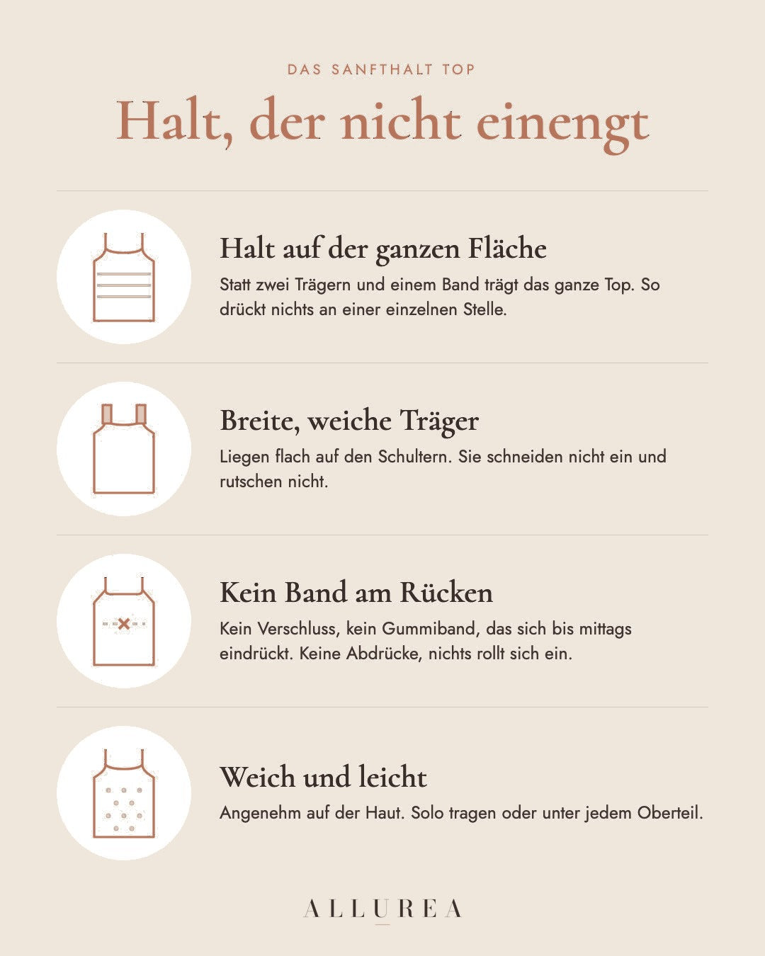 Vorteile des SanftHalt Tops